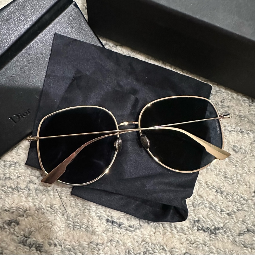 Christian Dior Sunglasses DiorByDior2 Black/Gold - Picture 5 of 8